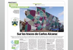 Sbah - noticia prensa periódico le parisien Carlos Alcaraz 2